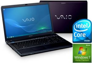 Sony VAIO - Laptop VPCF12Z1E/BI (Negru) (Core i7)