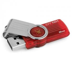 Kingston - Stick USB Kingston DataTraveler 101 Gen 2 8GB (Rosu)