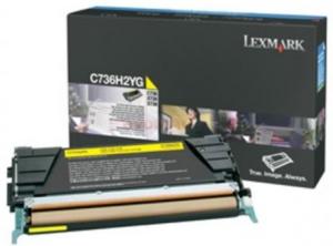 Lexmark - Toner Lexmark C736H2YG (Galben - de mare capacitate)