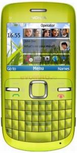 NOKIA - Promotie Telefon Mobil C3, Symbian s40, 2MP, 2.4'' (Verde)