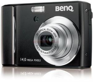 BenQ - Promotie Camera Foto C1450 (Neagra) (Prima camera cu baterii AA capabila HDR si 720p) + CADOU