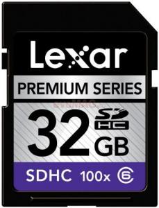 Lexar - Card SDHC 32GB Class 6 (100X)