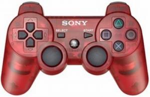 Sony - Controller Wireless DualShock3 pentru PS3 (Rosu/Transparent)