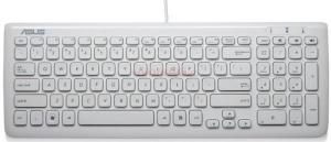 ASUS - Tastatura Multimedia Slim U3000 Chiclet (Alba Glossy)