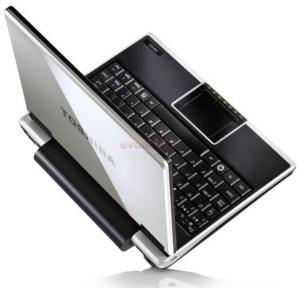 Toshiba - Laptop NetBook NB100-12H -Brighter Silver (Argintiu cu negru) - 3G + CADOU-31321