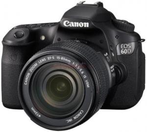 Canon -   D-SLR Canon EOS 60D cu Obiectiv EF-S 17-85 IS (Full HD)