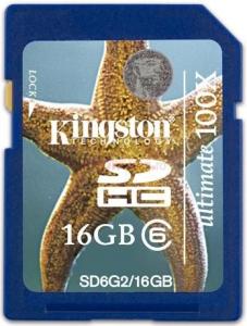 Kingston - Card SDHC 16GB (Class 6) Ultimate
