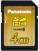 Panasonic - Card SDHC 4GB (Class 6)