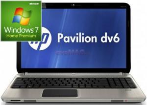 HP - Promotie Laptop Pavilion dv6-6b51ea (Core i5-2430M ,15.6", 6GB, 750GB, AMD Radeon HD 6490M@1GB, USB 3.0, FPR, Win7 HP 64)
