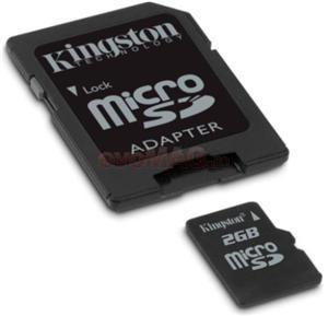 Kingston - Card Kingston MicroSD 2GB + Adaptor SD