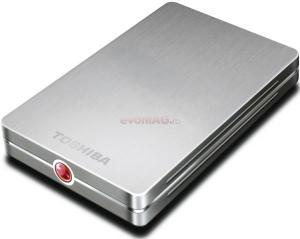 Toshiba - HDD Extern USB Mini Hard Drive, 200GB, USB 2.0, Argintiu