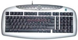 A4Tech - Tastatura KBS-21(Argintiu)