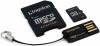 Kingston - card kingston microsdhc 32gb (class 10) + adaptor