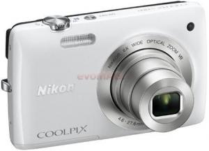 NIKON -  Aparat Foto Digital COOLPIX S4300 (Alb)