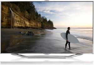 Samsung -  Televizor LED 55" UE55ES8000, Full HD, 3D, Smart TV, Wide Color Enhancer Plus, ConnectShare, Dolby Digital Plus