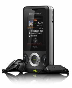 Sony Ericsson - Telefon Mobil W205 (Negru)