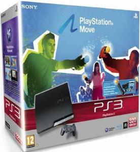 Sony - Promotie Consola PlayStation (PS3) 320GB (+ MOTION CONTROLLER + EYE CAMERA)