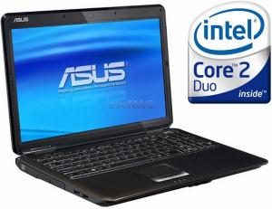 ASUS - Laptop K50IJ-SX344D (Core2Duo T6570, 3GB, 320GB, 6 celule)