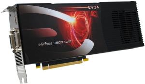 EVGA - Placa Video e-GeForce 9800 GX2 SuperSuperClocked (OC + 8.75%)-19488