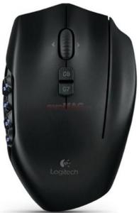 Logitech - Mouse Wired Laser G600 pentru gaming (Negru)
