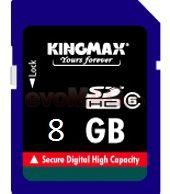 Kingmax -  Card SDHC 8GB (Class 6)