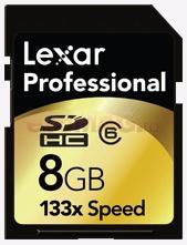 Lexar - Card memorie SDHC 8GB 133X
