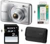Sony -  Aparat Foto Digital Sony DSC-S5000 (Argintiu) + Card SD 2GB + Geanta LCS-BDG + Incarcator cu 2 acumulatori AA