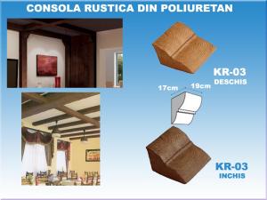 Consola rustica din poliuretan  model  KR-03