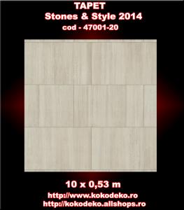 Tapet baie si bucatarii Stones &amp; Style cod 47001-20