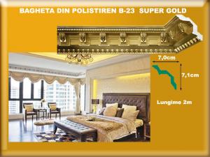 Baghete din polistiren B 23 SUPER GOLD