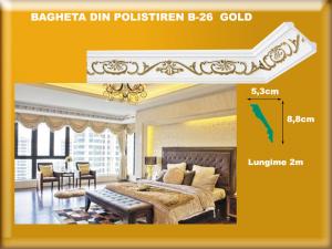 Baghete  din polistiren B 26 GOLD