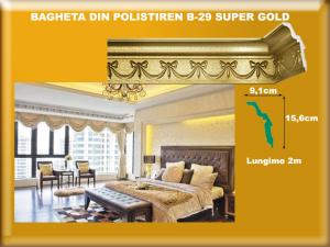 Baghete din polistiren B 29 SUPER GOLD