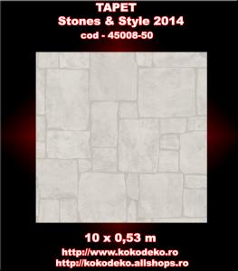 Tapet baie si bucatarii Stones &amp; Style cod 45008-50