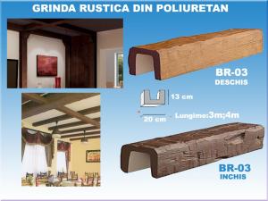 Grinda rustica din poliuretan  model BR-03