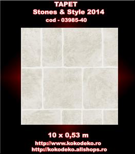 Tapet baie si bucatarii Stones &amp; Style cod 03985-40