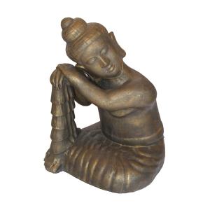 Statueta Budha lenes (meditativ)