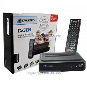 Tuner TV DVB-T/T2 HDMI + Media Player cu intrare USB, Full HD H.264-MPEG4 1920x1080, gama PREMIUM