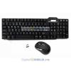 Kit wireless 2.4ghz, tastatura cu mouse fara fir,