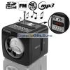 Mini Boxa cu MP3 Player si Radio FM portabil, cu acumulator, display si port USB/SD/MMC, WS-908RL negru