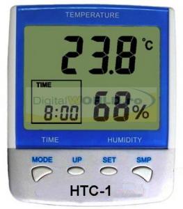 Termometru, higrometru si ceas digital, HTC-1