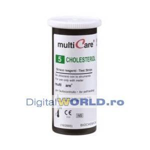 Teste colesterol (cutie 25 buc.) pentru aparat Multicare-In