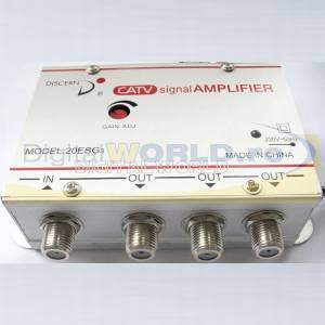 Amplificator TV, antena, cablu, CATV, splitter 4 iesiri