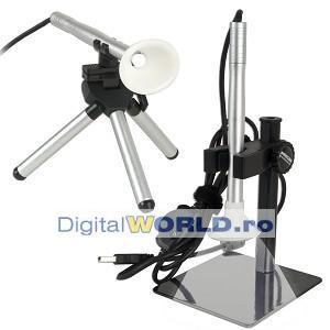 Microscop electronic digital cu interfata USB, endoscop cu camera video