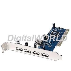 Placa PCI - USB 2.0, 5 porturi, VIA VT6212L