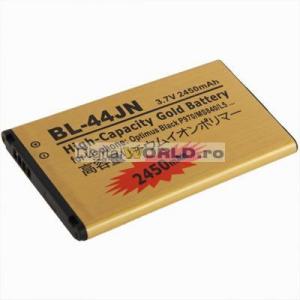 Acumulator baterie telefon model BL-44JN, LG E400 / E430 / E435 / E610 / L3 / L3 II / L3 2 / L5 / P690 / P970 / MS840 / L35G / AS855 / LS855 / P970 / VM701 / VS700 / AS680 / E739, gama GOLD, 2450mAh