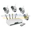 Kit supraveghere wireless, receptor + 4 camere cu