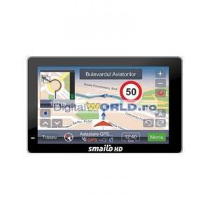 Sistem de navigatie GPS Smailo HD50i cu Bluetooth si Modulator FM