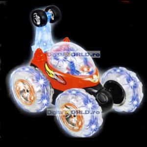 Masina telecomandata - face cascadorii spectaculoase, rotiri, rasturnari, piruete - Twister2 Tornado Stunt Car