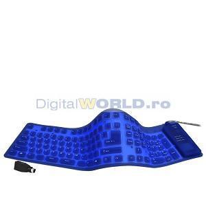Tastatura flexibila cu iluminare