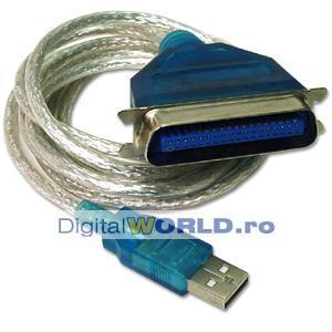 Cablu adaptor USB - port paralel (imprimanta)